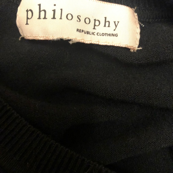 Philosophy Sweater Black Small - Picture 5 of 5